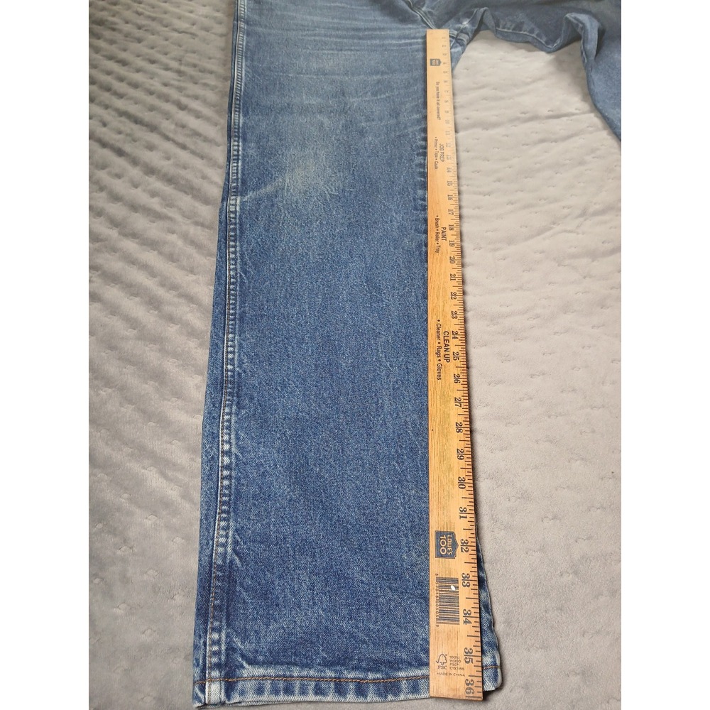 Wrangler FR Flame Resistant Original Fit Jeans 40x36 Blue Denim 10FR15MWZ - Picture 4 of 6